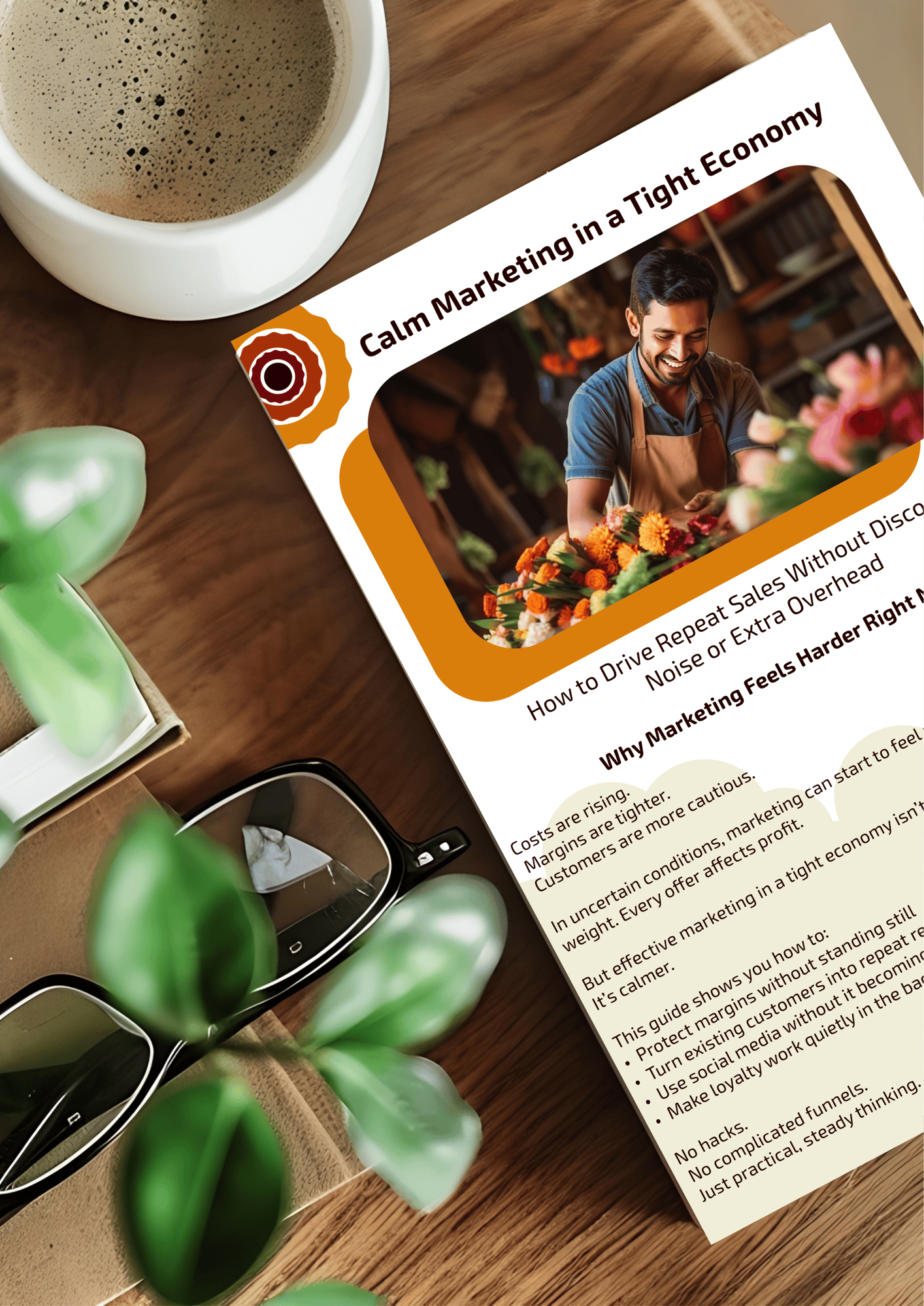 Landing page image Funnel 6 topical calm marketing