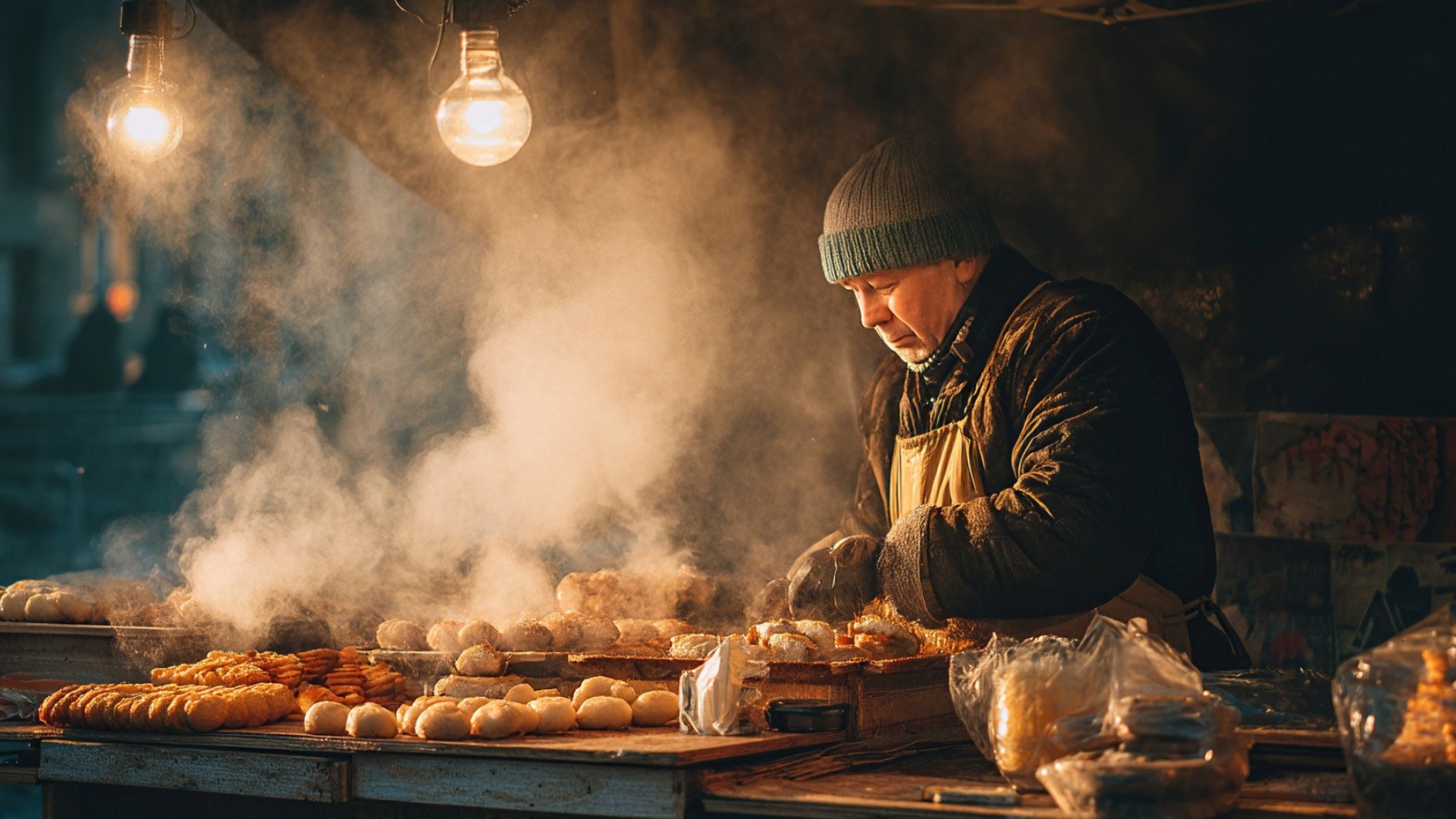 winter food trader